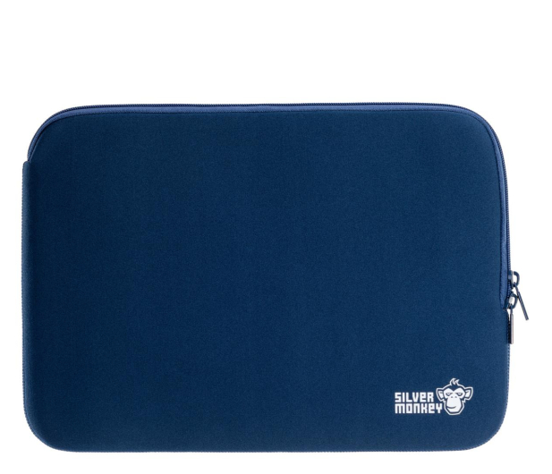 SILVER MONKEY EasySleeve etui na laptopa 15,6" granatowe SM-GSLV15-NVY - 608407 - zdjęcie